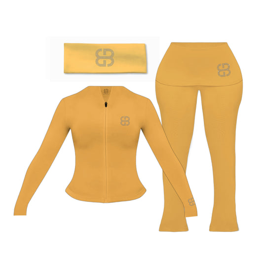 The OG Baddie Set CANARY YELLOW