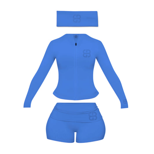 Mini Shorts Set - INSANE BLUE
